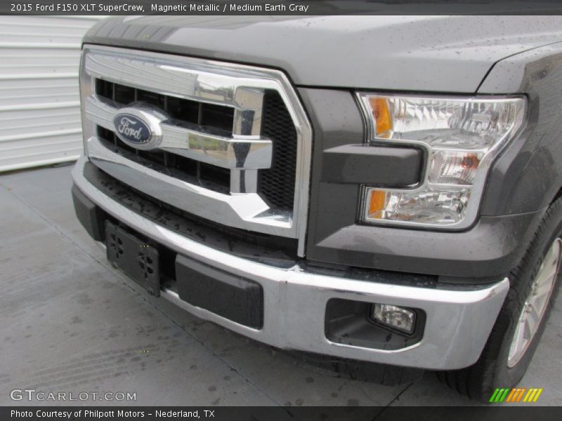 Magnetic Metallic / Medium Earth Gray 2015 Ford F150 XLT SuperCrew