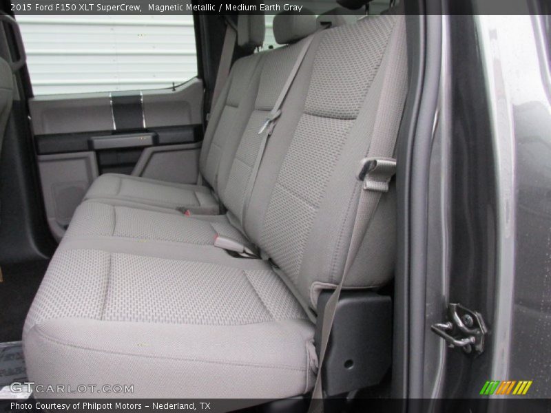 Rear Seat of 2015 F150 XLT SuperCrew