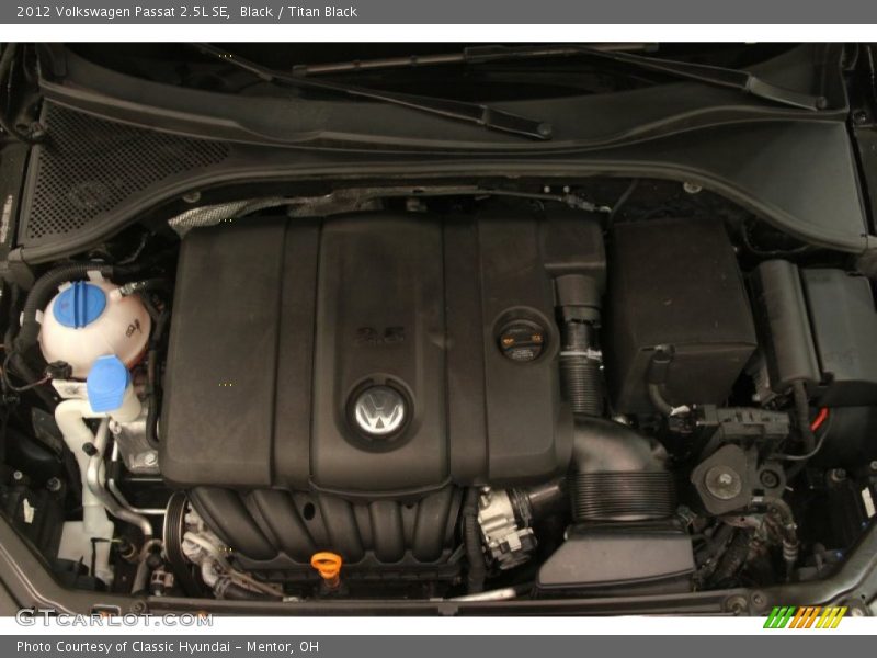  2012 Passat 2.5L SE Engine - 2.5 Liter DOHC 20-Valve 5 Cylinder