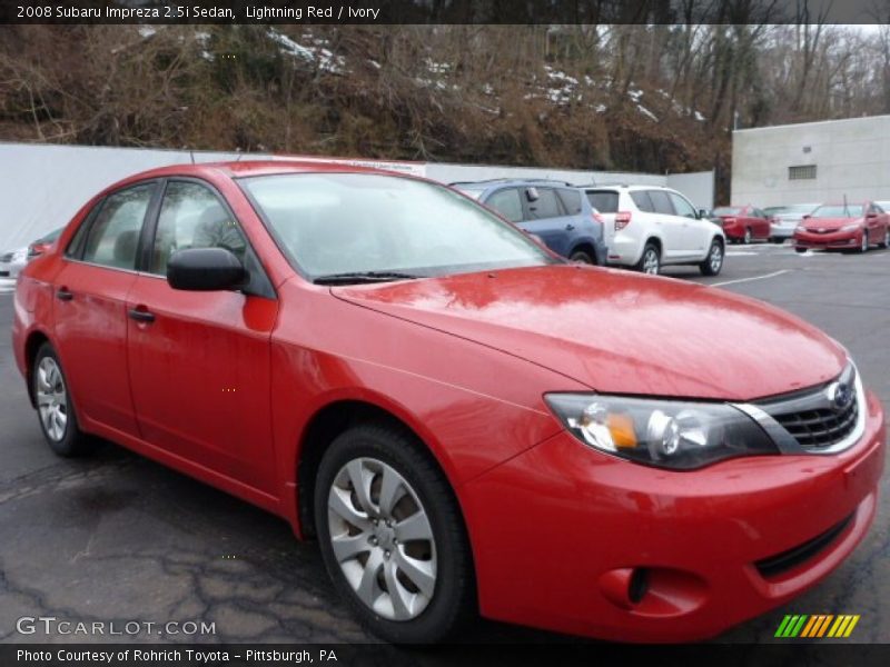 Front 3/4 View of 2008 Impreza 2.5i Sedan