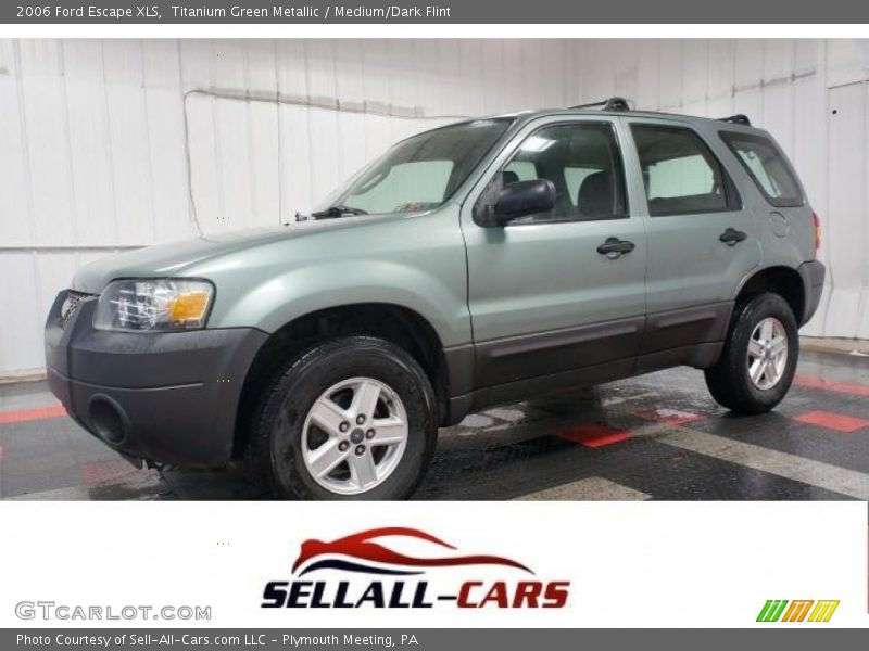 Titanium Green Metallic / Medium/Dark Flint 2006 Ford Escape XLS