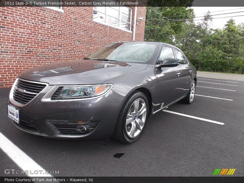 Carbon Grey Metallic / Parchment 2011 Saab 9-5 Turbo4 Premium Sedan