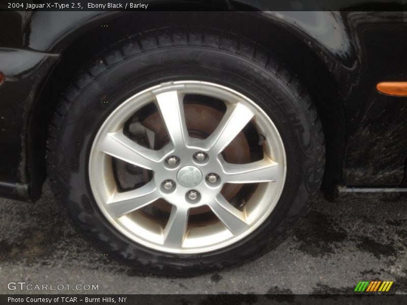 Ebony Black / Barley 2004 Jaguar X-Type 2.5
