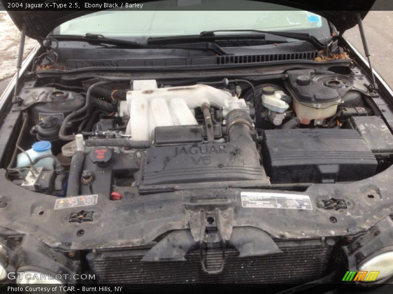 Ebony Black / Barley 2004 Jaguar X-Type 2.5