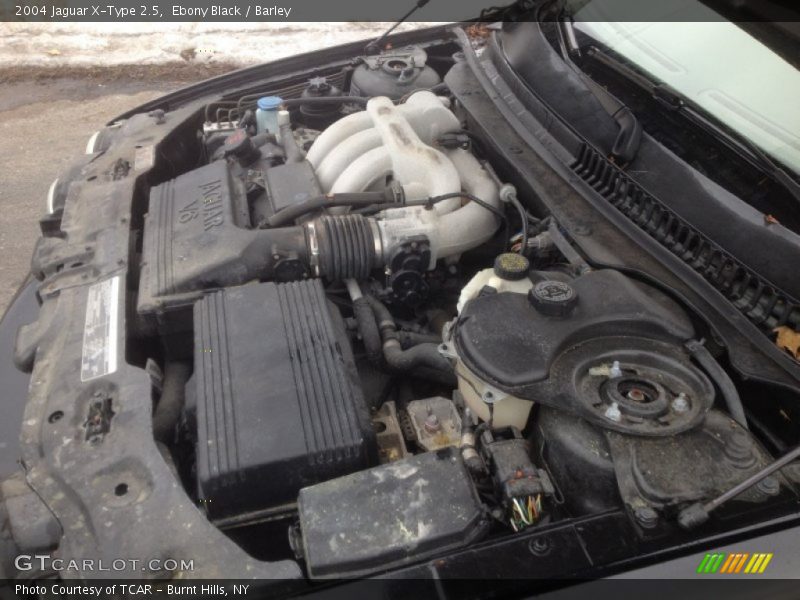 Ebony Black / Barley 2004 Jaguar X-Type 2.5