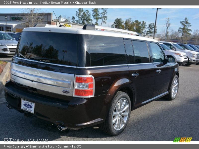 Kodiak Brown Metallic / Charcoal Black 2013 Ford Flex Limited