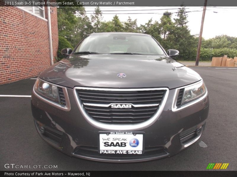 Carbon Grey Metallic / Parchment 2011 Saab 9-5 Turbo4 Premium Sedan