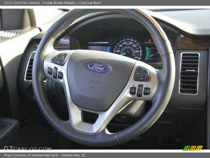Kodiak Brown Metallic / Charcoal Black 2013 Ford Flex Limited