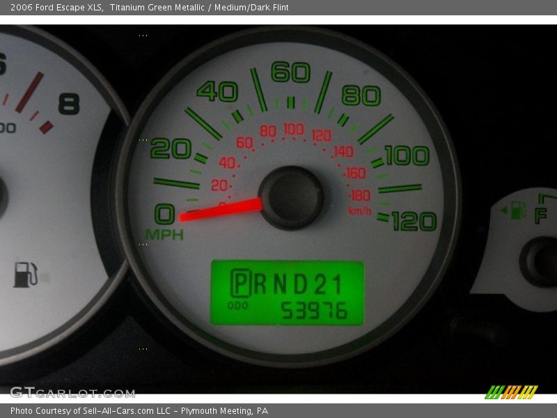 Titanium Green Metallic / Medium/Dark Flint 2006 Ford Escape XLS