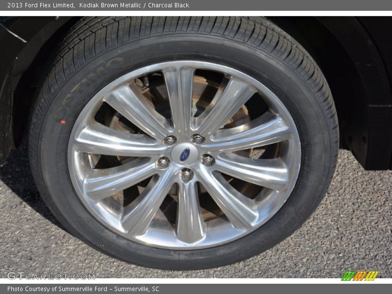 Kodiak Brown Metallic / Charcoal Black 2013 Ford Flex Limited