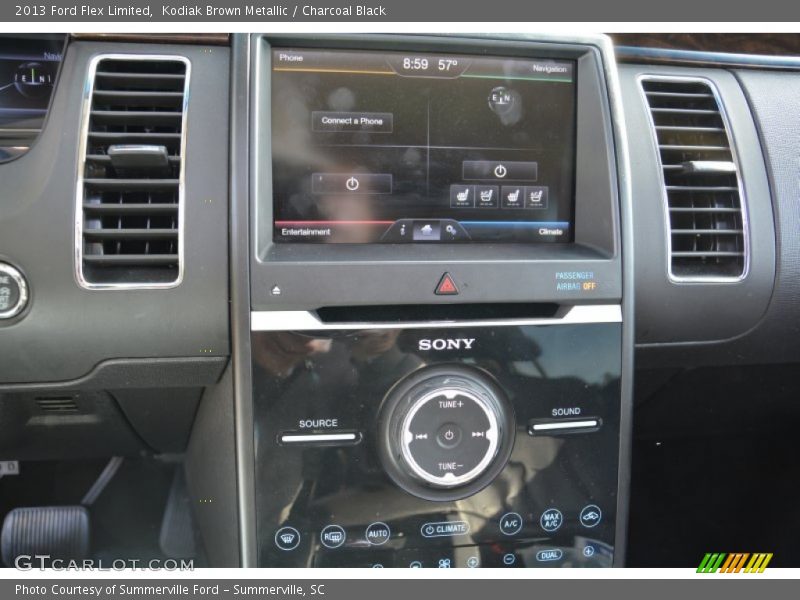 Kodiak Brown Metallic / Charcoal Black 2013 Ford Flex Limited