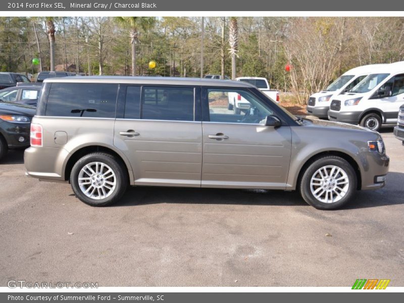 Mineral Gray / Charcoal Black 2014 Ford Flex SEL