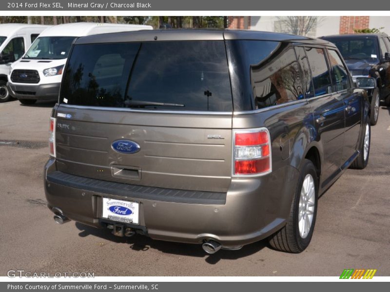 Mineral Gray / Charcoal Black 2014 Ford Flex SEL