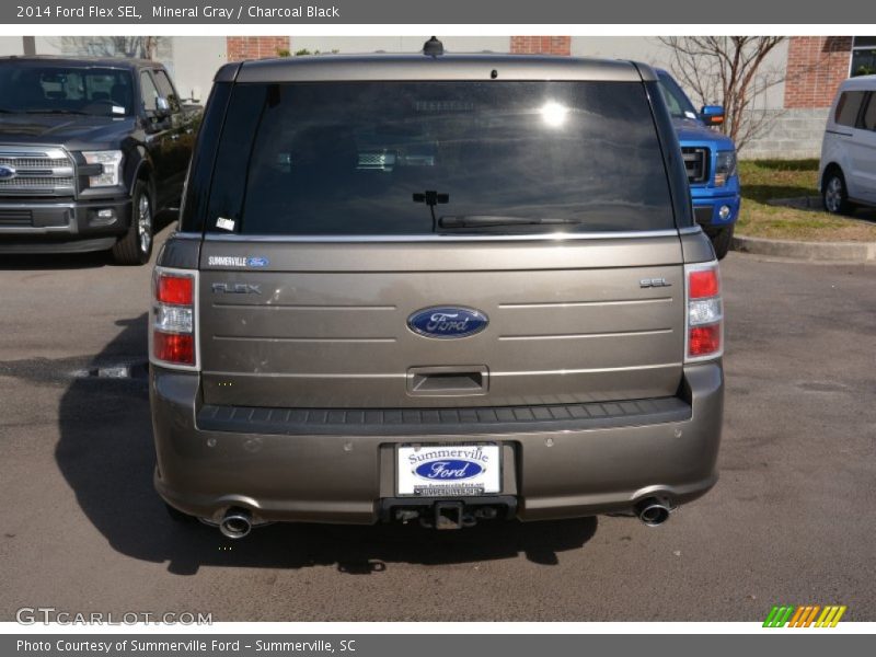 Mineral Gray / Charcoal Black 2014 Ford Flex SEL