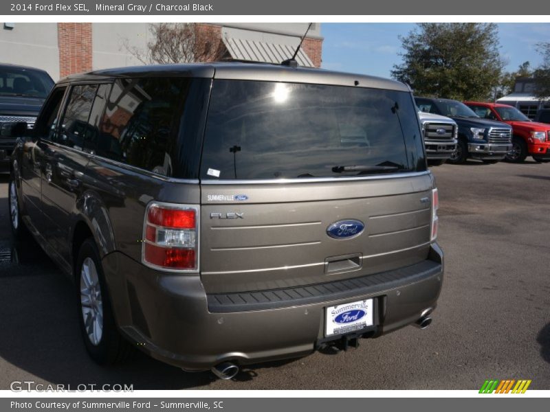 Mineral Gray / Charcoal Black 2014 Ford Flex SEL