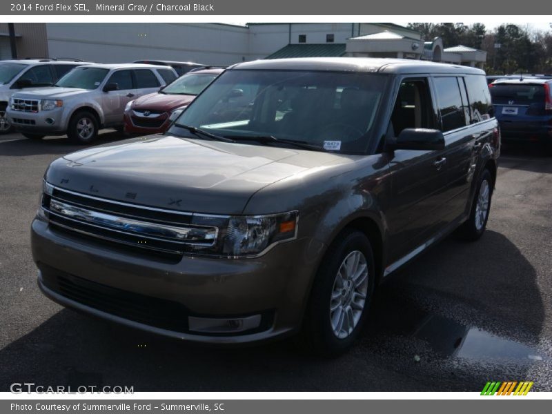Mineral Gray / Charcoal Black 2014 Ford Flex SEL