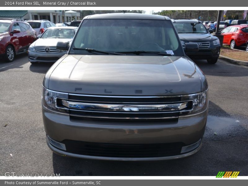 Mineral Gray / Charcoal Black 2014 Ford Flex SEL