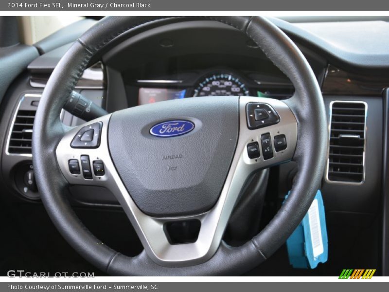 Mineral Gray / Charcoal Black 2014 Ford Flex SEL