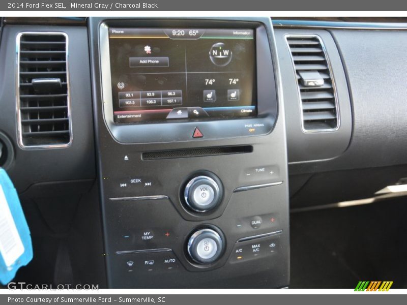 Mineral Gray / Charcoal Black 2014 Ford Flex SEL