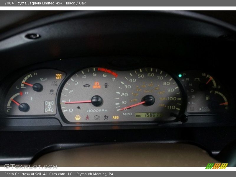 Black / Oak 2004 Toyota Sequoia Limited 4x4