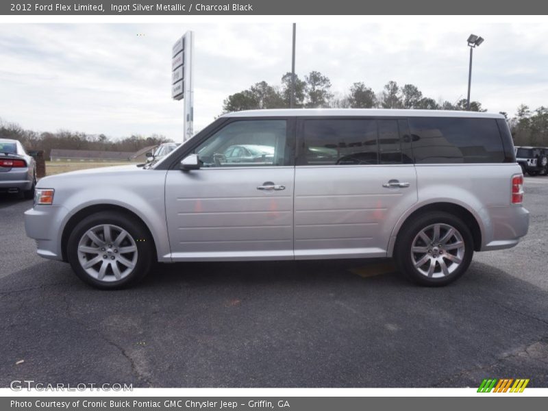 Ingot Silver Metallic / Charcoal Black 2012 Ford Flex Limited