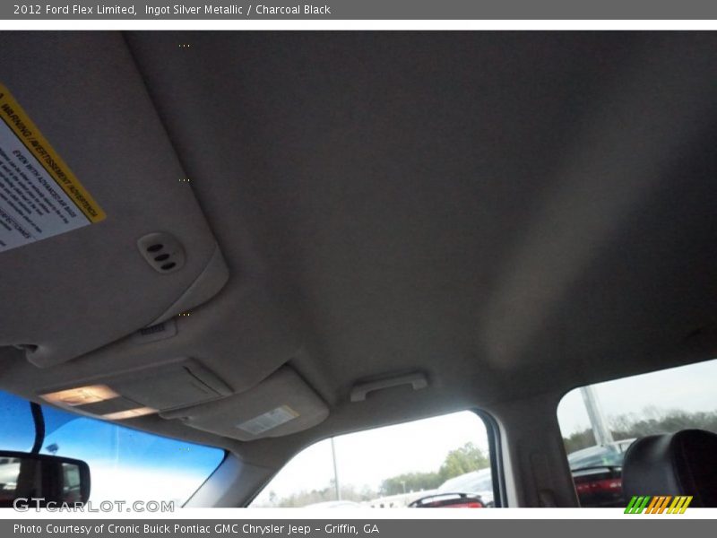 Ingot Silver Metallic / Charcoal Black 2012 Ford Flex Limited