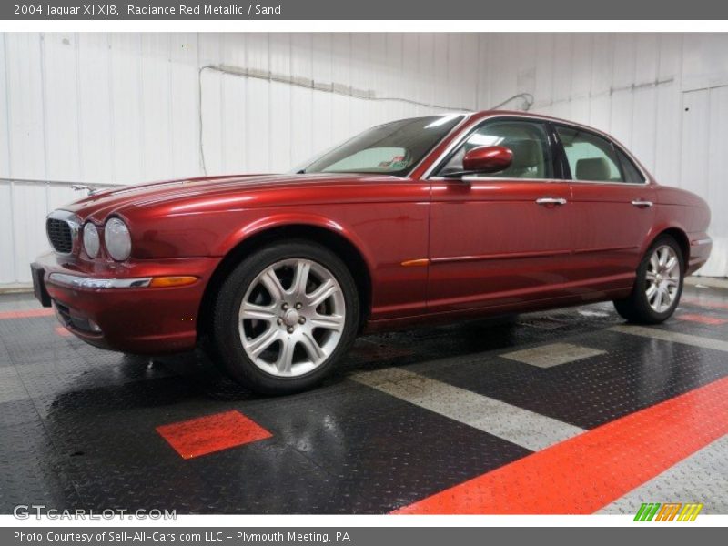 Radiance Red Metallic / Sand 2004 Jaguar XJ XJ8