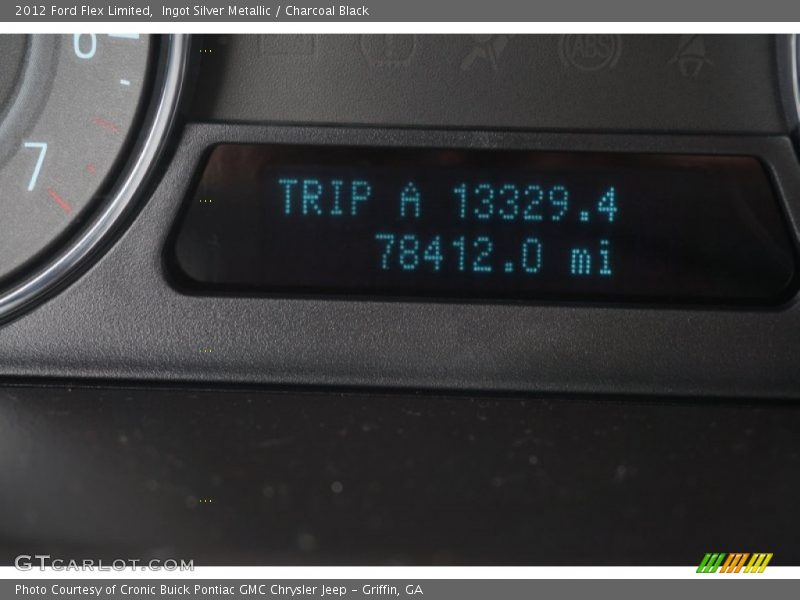 Ingot Silver Metallic / Charcoal Black 2012 Ford Flex Limited
