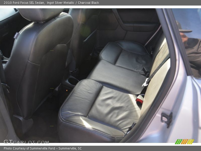 Ingot Silver Metallic / Charcoal Black 2010 Ford Focus SEL Sedan