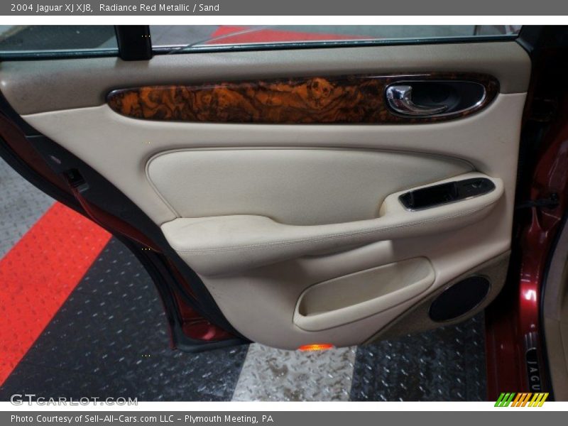 Radiance Red Metallic / Sand 2004 Jaguar XJ XJ8