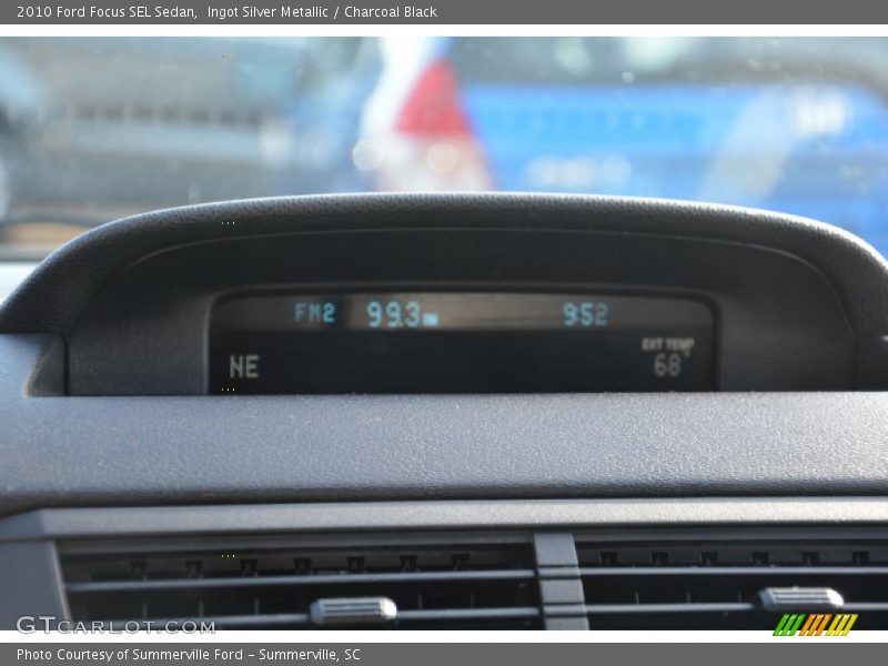 Ingot Silver Metallic / Charcoal Black 2010 Ford Focus SEL Sedan