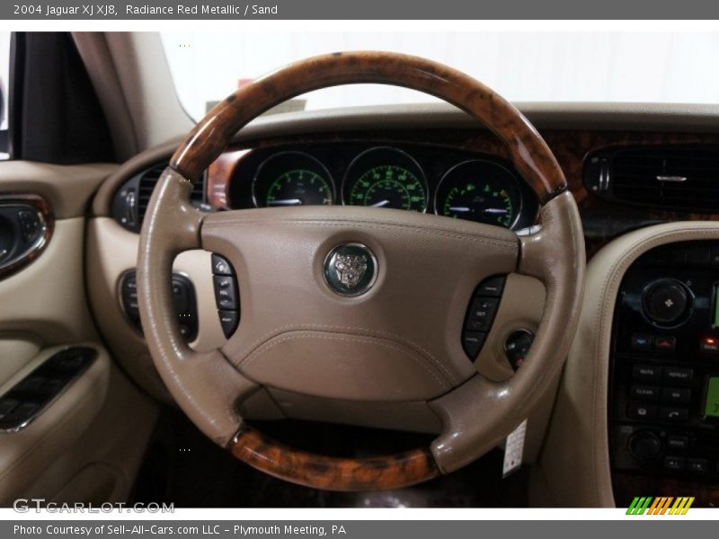 Radiance Red Metallic / Sand 2004 Jaguar XJ XJ8