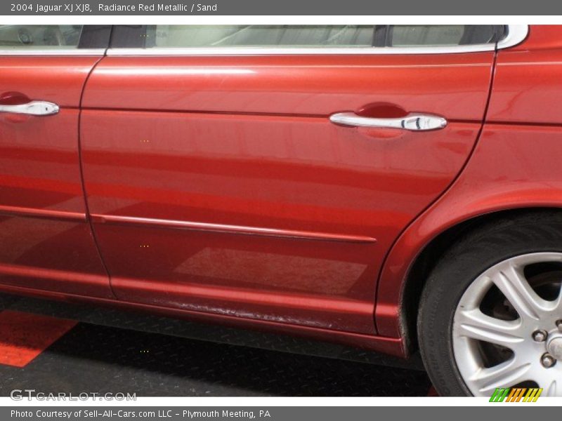 Radiance Red Metallic / Sand 2004 Jaguar XJ XJ8