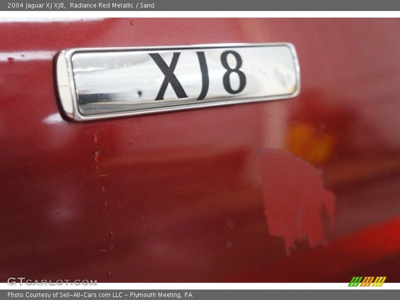 Radiance Red Metallic / Sand 2004 Jaguar XJ XJ8