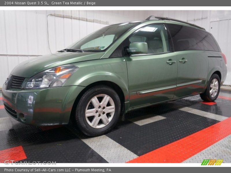 Green Tea Metallic / Beige 2004 Nissan Quest 3.5 SL