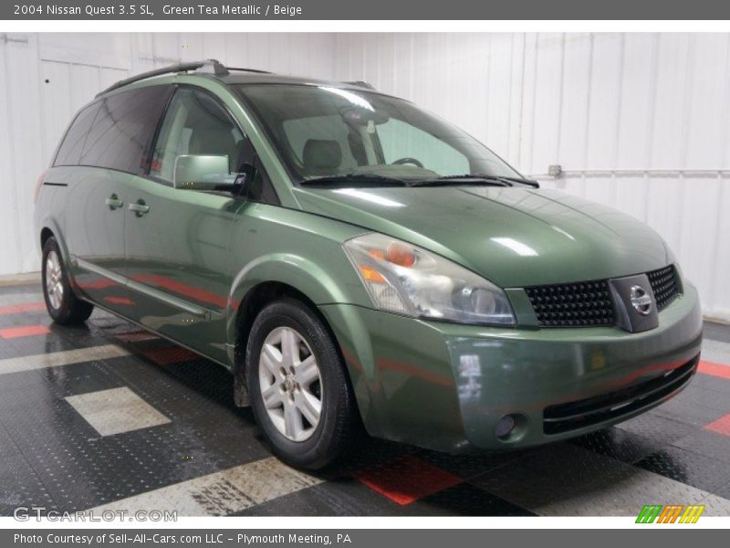 Green Tea Metallic / Beige 2004 Nissan Quest 3.5 SL