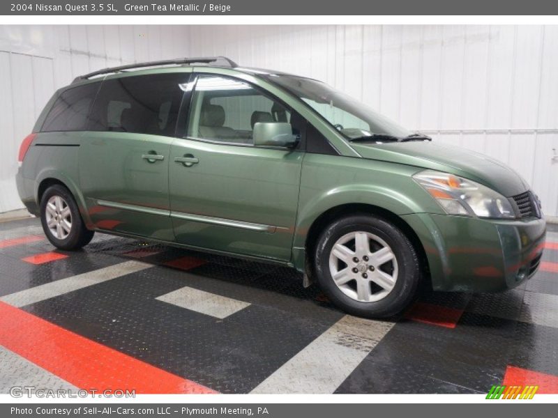 Green Tea Metallic / Beige 2004 Nissan Quest 3.5 SL