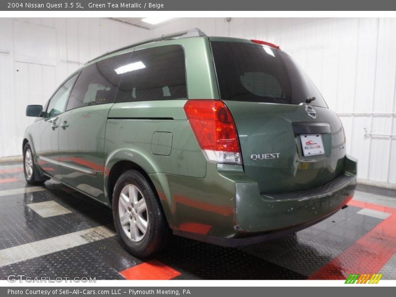 Green Tea Metallic / Beige 2004 Nissan Quest 3.5 SL