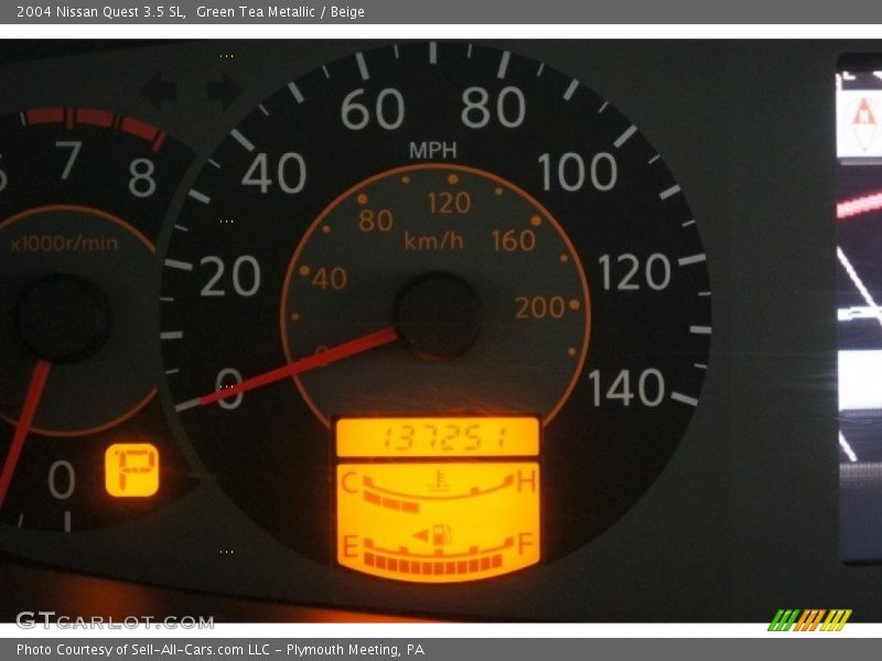 Green Tea Metallic / Beige 2004 Nissan Quest 3.5 SL