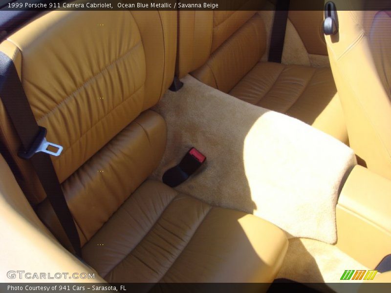 Rear Seat of 1999 911 Carrera Cabriolet