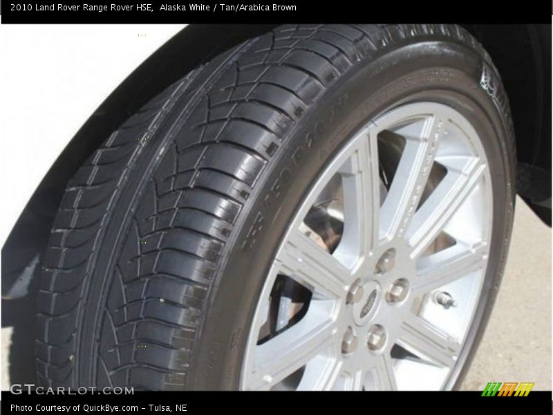 Alaska White / Tan/Arabica Brown 2010 Land Rover Range Rover HSE