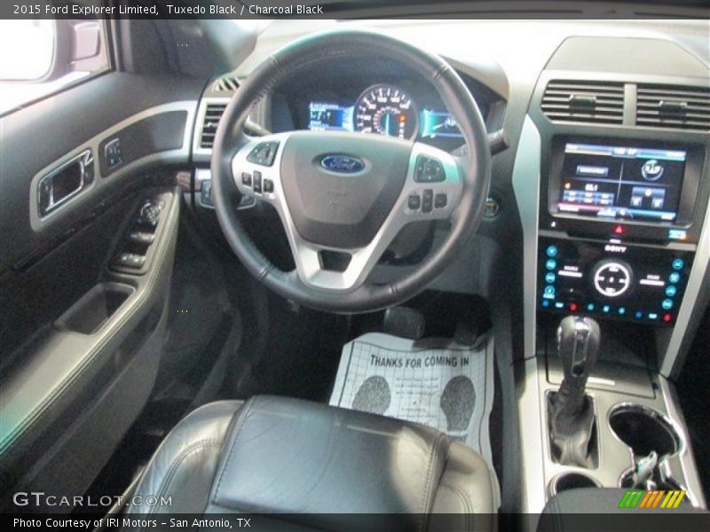 Tuxedo Black / Charcoal Black 2015 Ford Explorer Limited