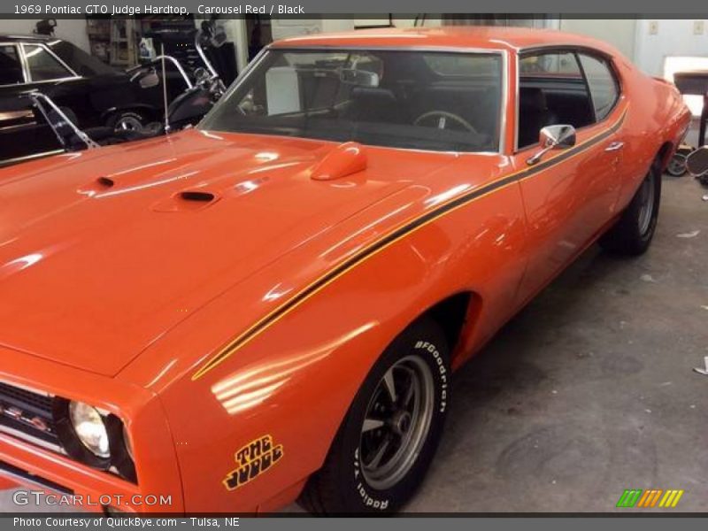 Carousel Red / Black 1969 Pontiac GTO Judge Hardtop