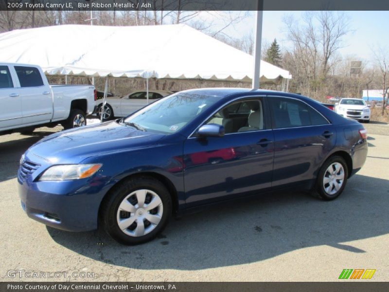 Blue Ribbon Metallic / Ash 2009 Toyota Camry LE