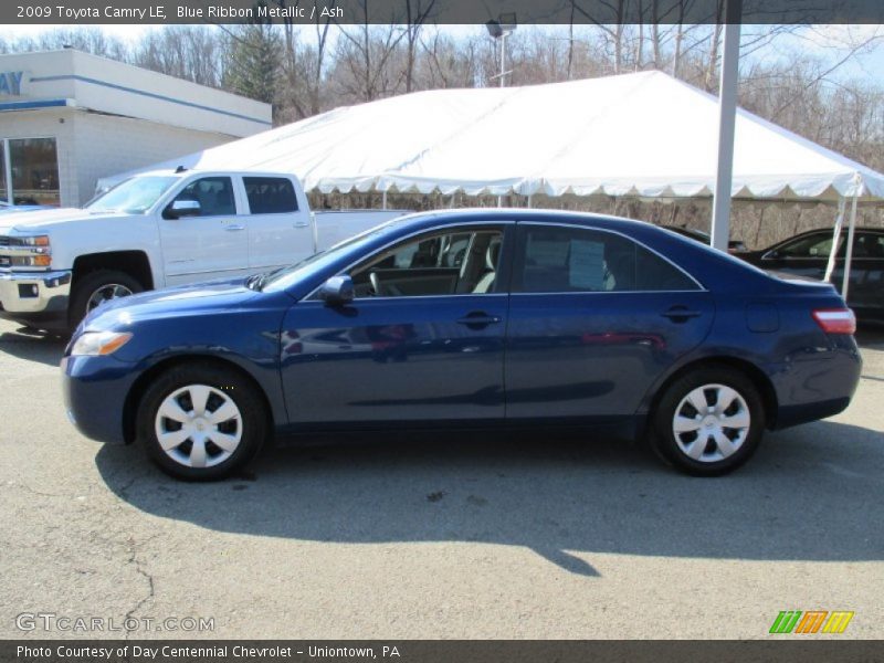 Blue Ribbon Metallic / Ash 2009 Toyota Camry LE
