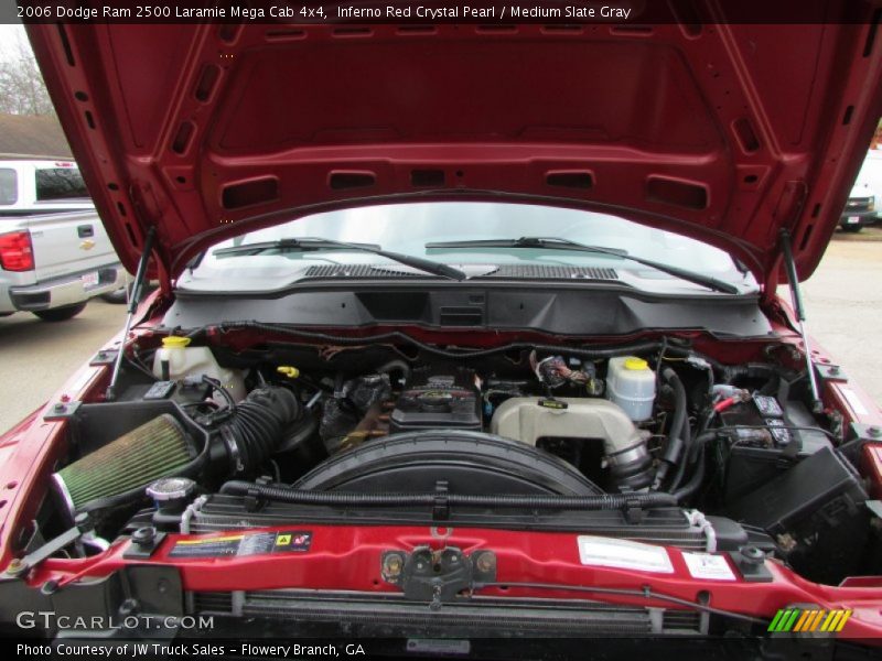 Inferno Red Crystal Pearl / Medium Slate Gray 2006 Dodge Ram 2500 Laramie Mega Cab 4x4