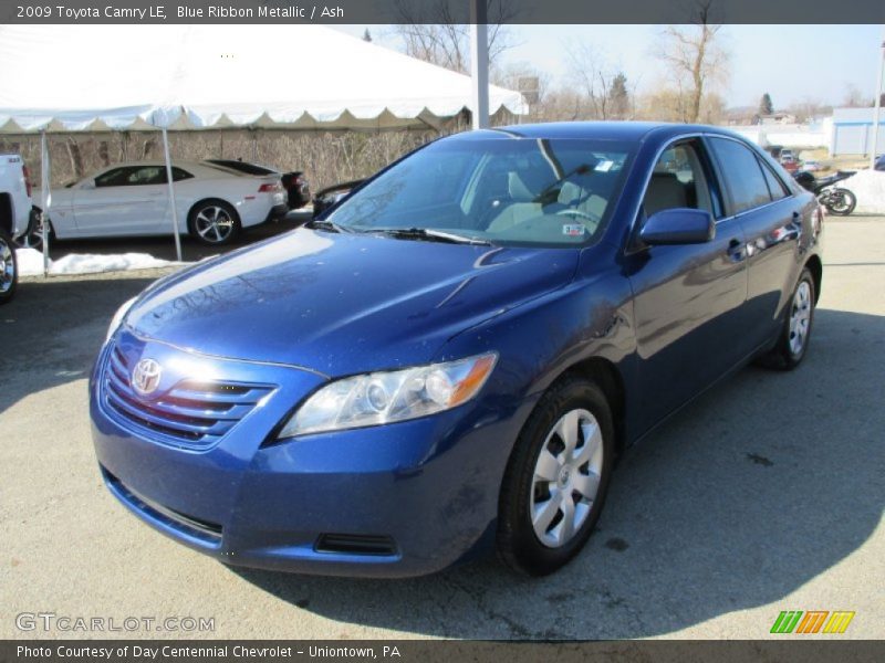 Blue Ribbon Metallic / Ash 2009 Toyota Camry LE