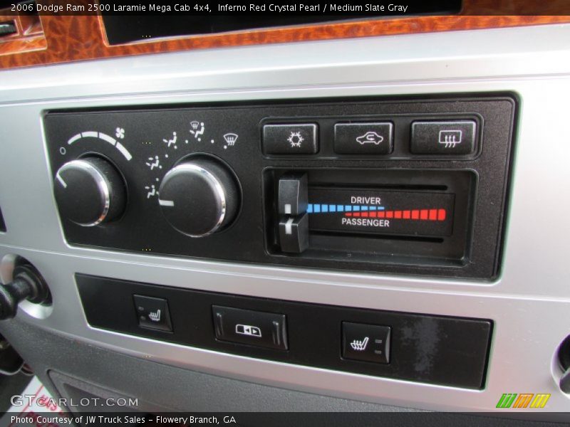 Inferno Red Crystal Pearl / Medium Slate Gray 2006 Dodge Ram 2500 Laramie Mega Cab 4x4