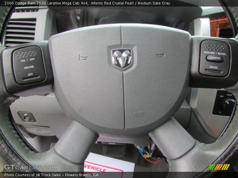 Inferno Red Crystal Pearl / Medium Slate Gray 2006 Dodge Ram 2500 Laramie Mega Cab 4x4