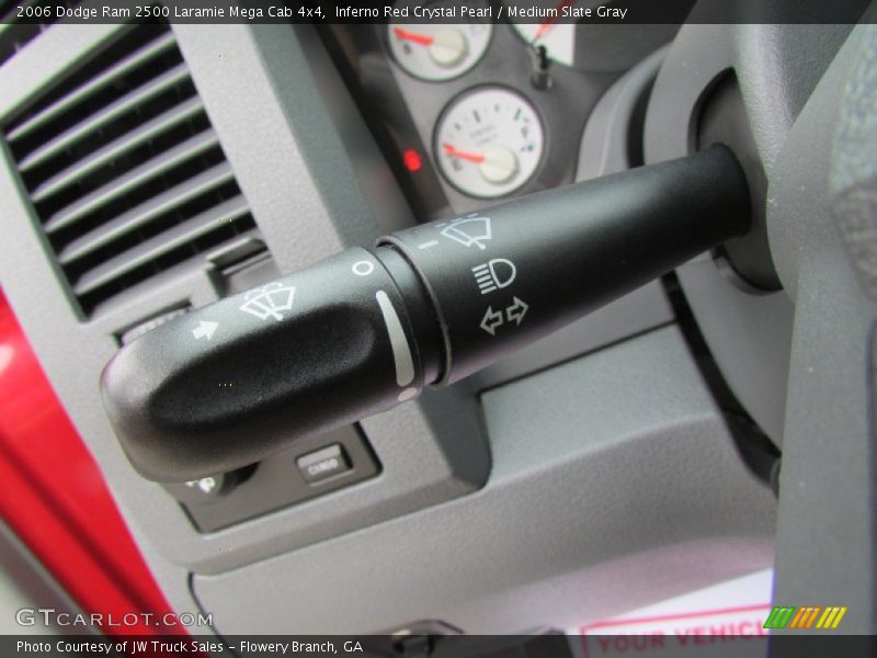 Inferno Red Crystal Pearl / Medium Slate Gray 2006 Dodge Ram 2500 Laramie Mega Cab 4x4